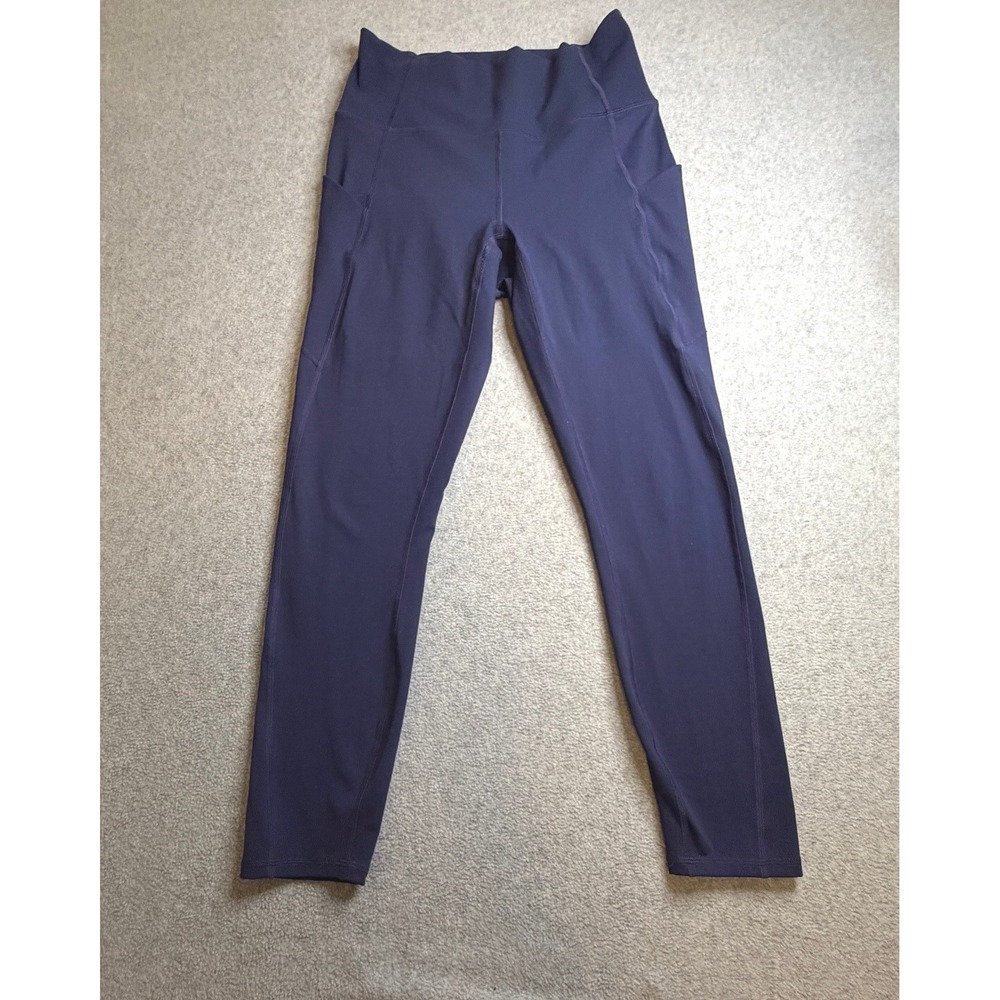Fabletics PureLuxe High Waisted Pocket Leggings Navy Blue Small - Picture 1 of 6